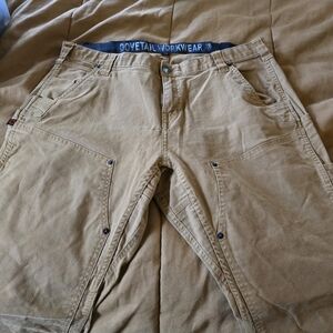 Dovetail Womens Canvas Tan Pants